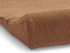 Jollein Aankleedkussenhoes Basic Knit 50x70cm - Caramel 19 Jollein Aankleedkussenhoes Basic Knit 50x70cm - Caramel -Jollein Babyparadijs 1200x900 278