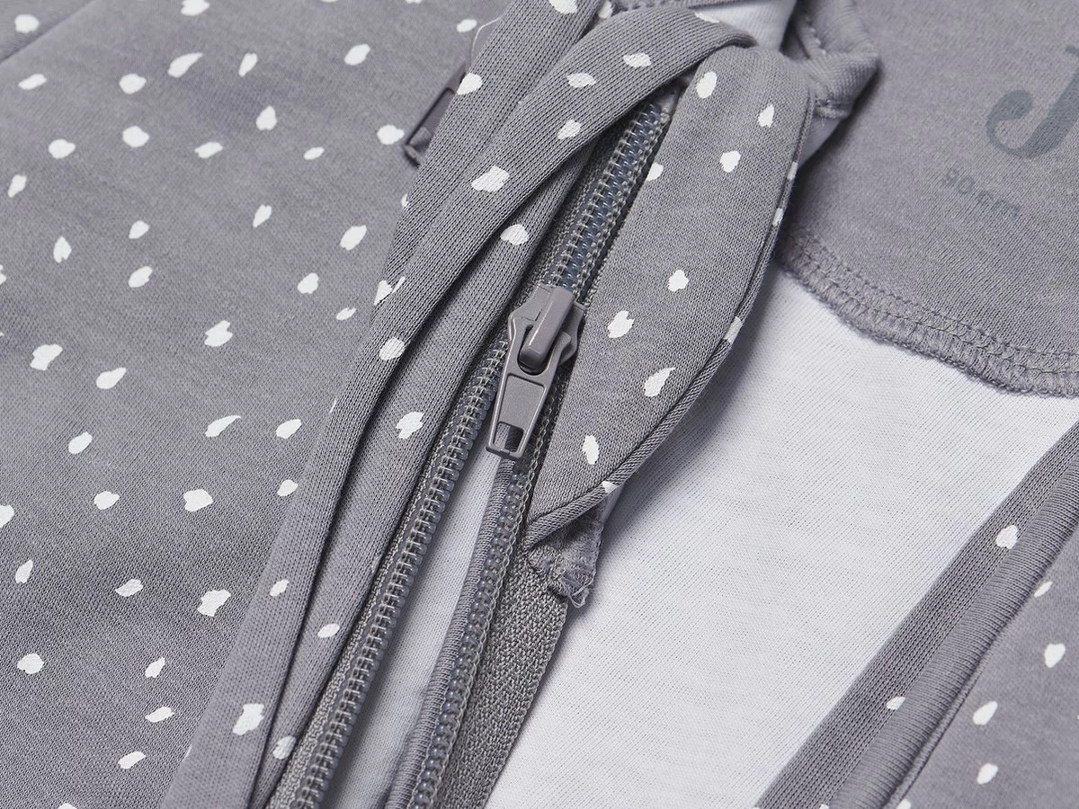 Jollein Baby Baby Winterslaapzak 4-Seizoenen 110cm Spickle - Grey 2 Jollein Baby Baby Winterslaapzak 4-Seizoenen 110cm Spickle - Grey - Afbeelding 2