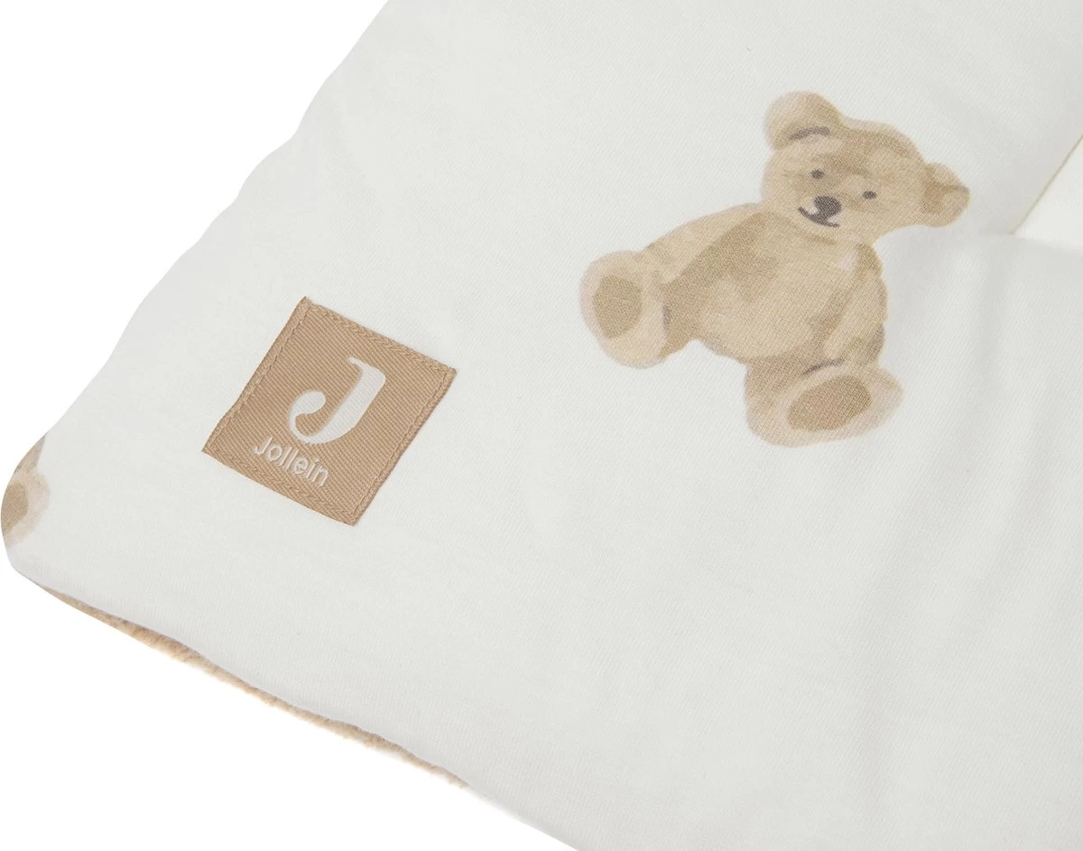 Jollein Boxkleed 75x95cm - Teddy Bear 3 Jollein Boxkleed 75x95cm - Teddy Bear - Afbeelding 3