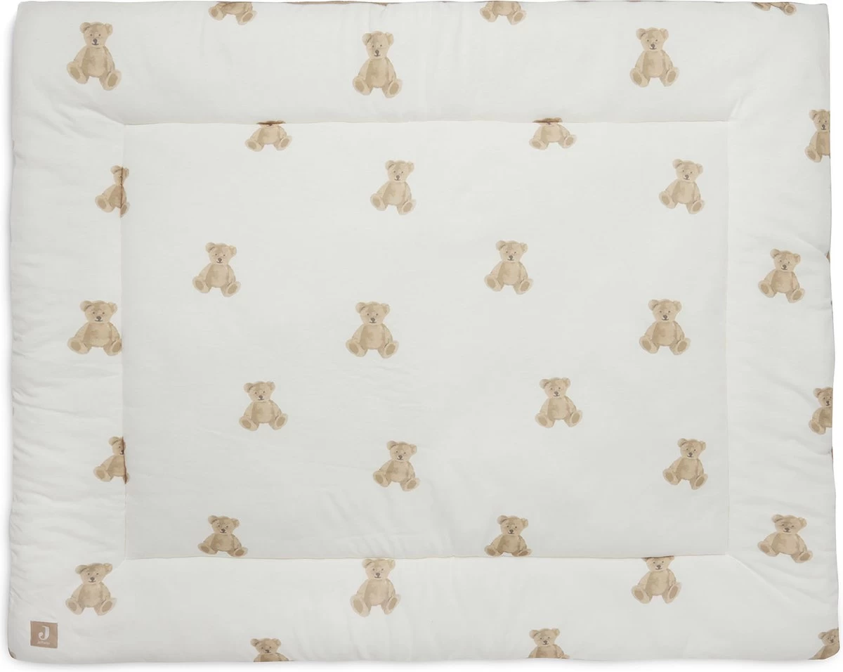 Jollein Boxkleed 75x95cm - Teddy Bear 1 Jollein Boxkleed 75x95cm - Teddy Bear