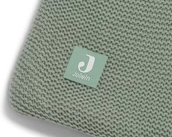 Jollein Boxkleed Basic Knit 80x100cm - Forest Green -Jollein Babyparadijs 1200x958 1
