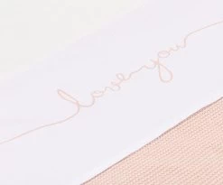 Jollein Baby Laken Ledikant 120x150cm Love You - Pale Pink -Jollein Babyparadijs 1200x995