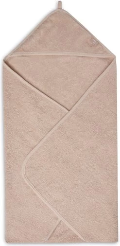 Jollein Badcape Badstof 75x75cm - Pale Pink -Jollein Babyparadijs 586x1200