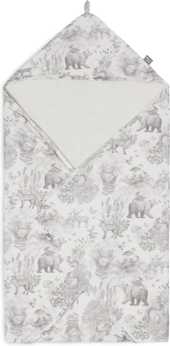 Jollein Badcape 75x75cm Pimpelmees - Forest Animals 4 Jollein Badcape 75x75cm Pimpelmees - Forest Animals - Afbeelding 4