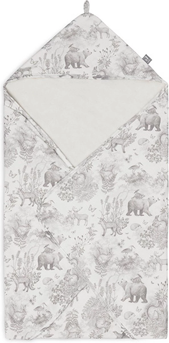 Jollein Badcape 75x75cm Pimpelmees - Forest Animals 1 Jollein Badcape 75x75cm Pimpelmees - Forest Animals