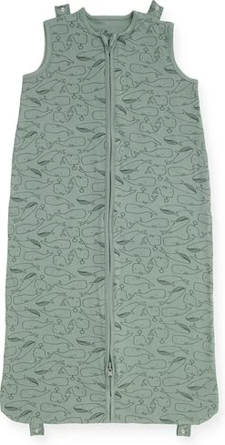 Jollein Baby Baby Winterslaapzak 4-Seizoenen 90cm Whales - Ash Green -Jollein Babyparadijs 606x1200 5