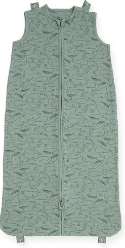 Jollein Baby Baby Winterslaapzak 4-Seizoenen 110cm Whales - Ash Green -Jollein Babyparadijs 606x1200 6