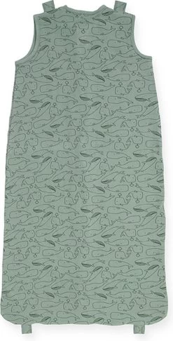 Jollein Baby Baby Winterslaapzak 4-Seizoenen 90cm Whales - Ash Green -Jollein Babyparadijs 610x1200 3