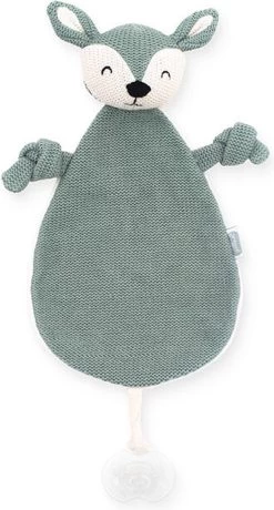 Jollein Knuffeldoekje Deer - Ash Green -Jollein Babyparadijs 645x1200 2