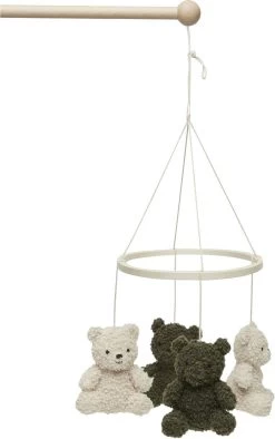Jollein Baby Mobiel Teddy Bear - Leaf Green/Naturel -Jollein Babyparadijs 753x1200 2