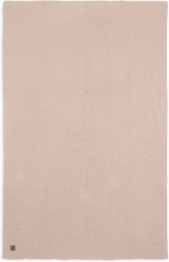 Jollein Baby Deken Ledikant 100x150cm River Knit - Pale Pink/Coral Fleece -Jollein Babyparadijs 775x1200 1