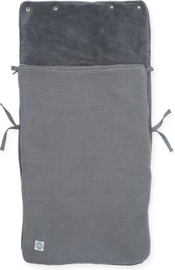 Jollein Voetenzak Voor Autostoel & Kinderwagen - Basic Knit - Stone Grey -Jollein Babyparadijs 778x1200 5