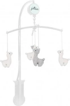 Jollein Muziekmobiel - Lama 7 Jollein Muziekmobiel - Lama -Jollein Babyparadijs 791x1200 2