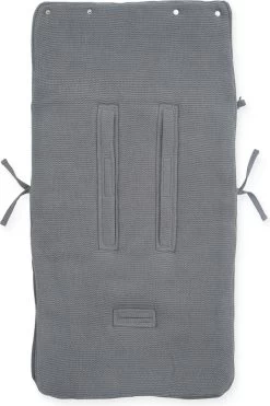 Jollein Voetenzak Voor Autostoel & Kinderwagen - Basic Knit - Stone Grey -Jollein Babyparadijs 798x1200 1
