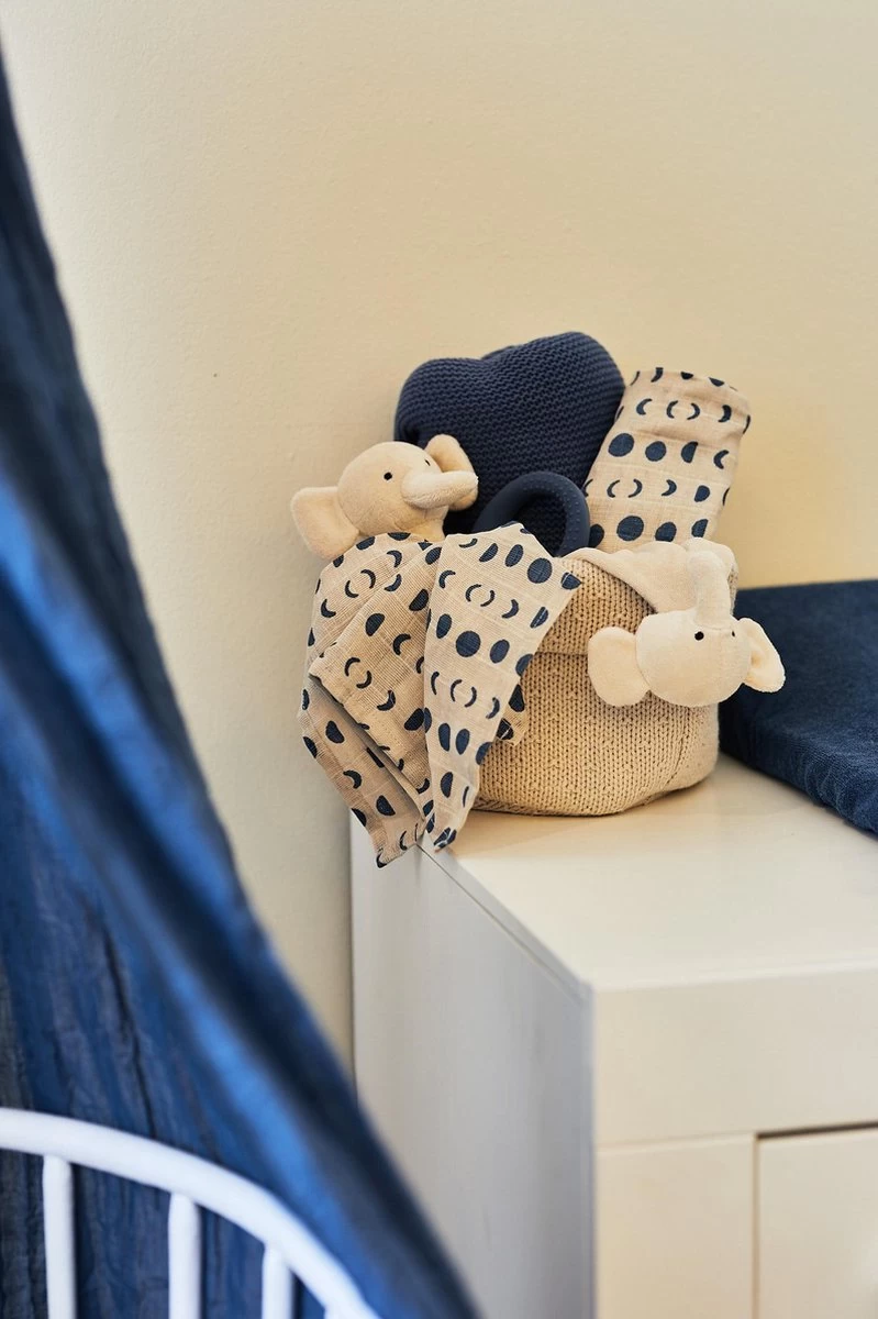 Jollein Hydrofiel Multidoek 70x70cm - Moonlight - 3 Stuks 8 Jollein Hydrofiel Multidoek 70x70cm - Moonlight - 3 Stuks - Afbeelding 8