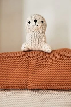 Jollein Baby Deken Ledikant 100x150cm Basic Knit - Caramel -Jollein Babyparadijs 800x1200 145