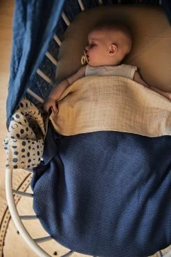 Jollein Baby Deken Wieg 75x100cm Basic Knit - Jeans Blue -Jollein Babyparadijs 800x1200 163