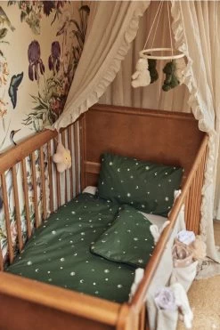 Jollein Baby Overtrek Ledikant 100x135/140cm Stargaze - Leaf Green -Jollein Babyparadijs 800x1200 222