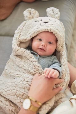 Jollein Wikkeldeken Bunny 100x105cm - Nougat -Jollein Babyparadijs 800x1200 255