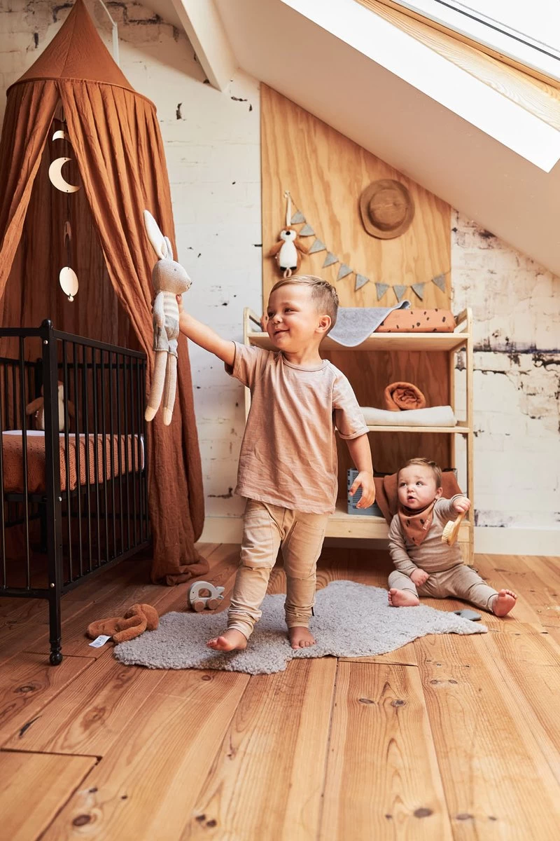 Jollein Aankleedkussenhoes Spot Jersey 50x70cm - Caramel 14 Jollein Aankleedkussenhoes Spot Jersey 50x70cm - Caramel - Afbeelding 14