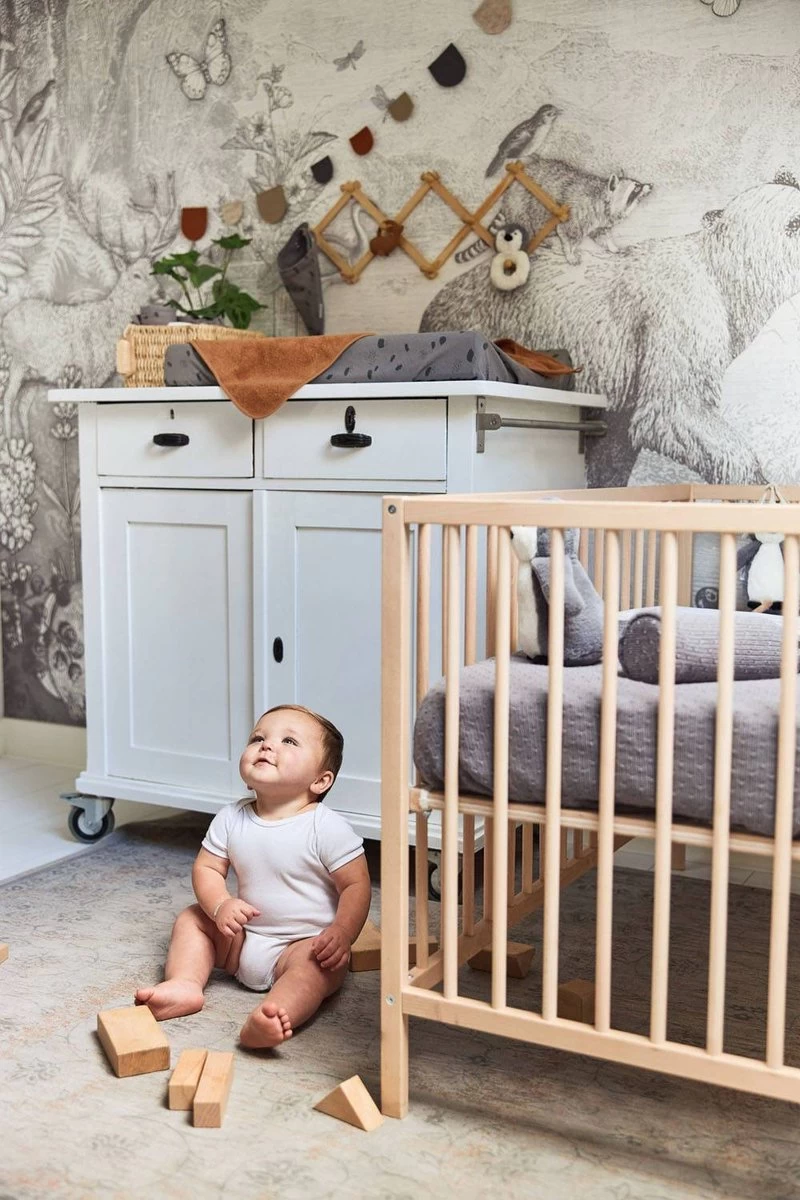 Jollein Aankleedkussenhoes Spot Jersey 50x70cm - Caramel 18 Jollein Aankleedkussenhoes Spot Jersey 50x70cm - Caramel - Afbeelding 18