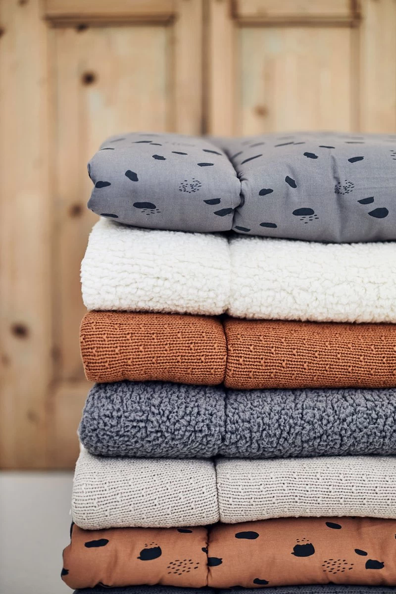 Jollein Boxkleed Teddy 80x100cm - Storm Grey 7 Jollein Boxkleed Teddy 80x100cm - Storm Grey - Afbeelding 7