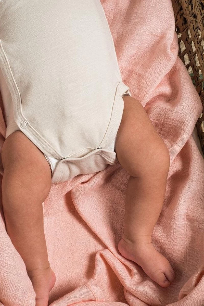 Jollein Hydrofiele Doek Large 115x115cm Bamboe Katoen - Pale Pink - 2 Stuks 8 Jollein Hydrofiele Doek Large 115x115cm Bamboe Katoen - Pale Pink - 2 Stuks - Afbeelding 8