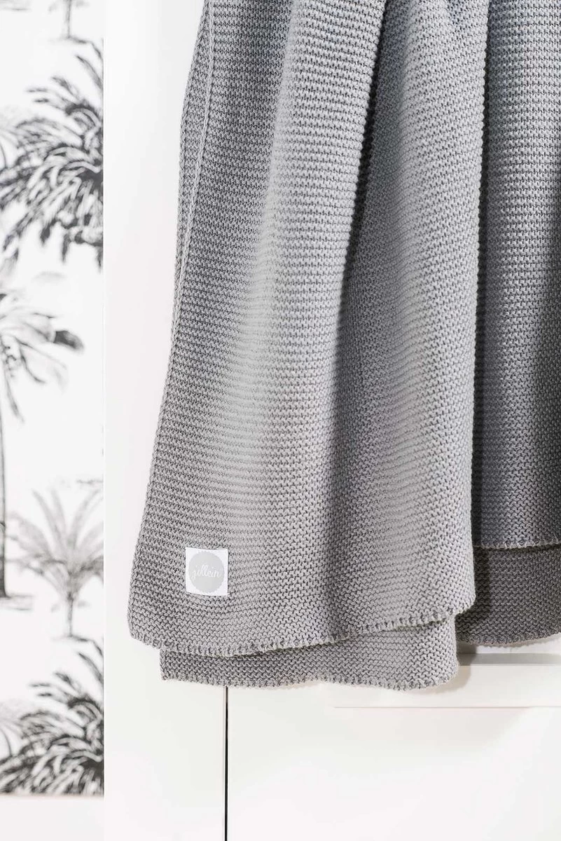 Jollein Baby Deken Ledikant Basic Knit 100x150cm - Pale Pink 16 Jollein Baby Deken Ledikant Basic Knit 100x150cm - Pale Pink - Afbeelding 16