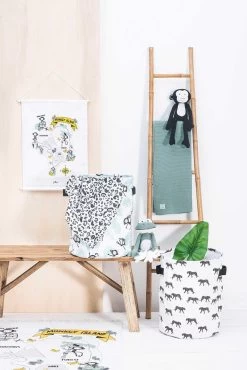 Jollein Baby Deken Wieg 75x100cm Basic Knit - Forest Green -Jollein Babyparadijs 801x1200 171