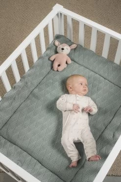 Jollein Boxkleed River Knit 80x100cm - Ash Green -Jollein Babyparadijs 801x1200 223