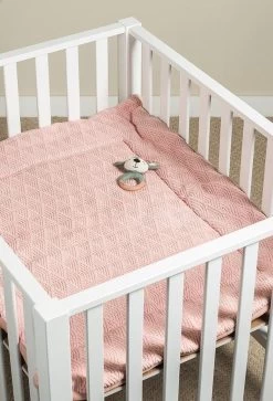 Jollein Boxkleed River Knit 80x100cm - Pale Pink -Jollein Babyparadijs 817x1200 3