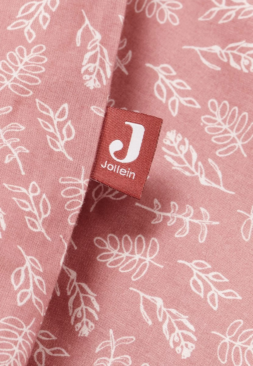 Jollein Baby Dekbedovertrek Met Sloop Meadow 100x135/140cm - Rosewood 3 Jollein Baby Dekbedovertrek Met Sloop Meadow 100x135/140cm - Rosewood - Afbeelding 3