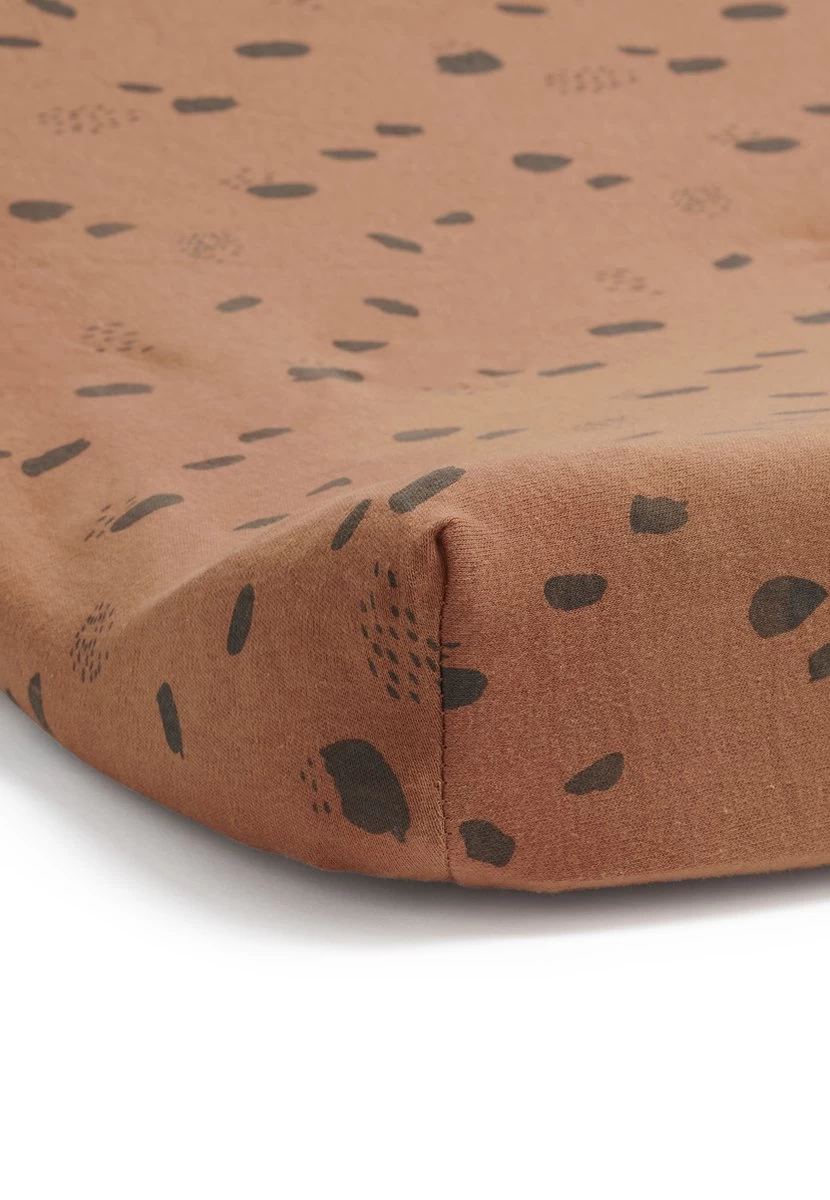 Jollein Aankleedkussenhoes Spot Jersey 50x70cm - Caramel 8 Jollein Aankleedkussenhoes Spot Jersey 50x70cm - Caramel - Afbeelding 8