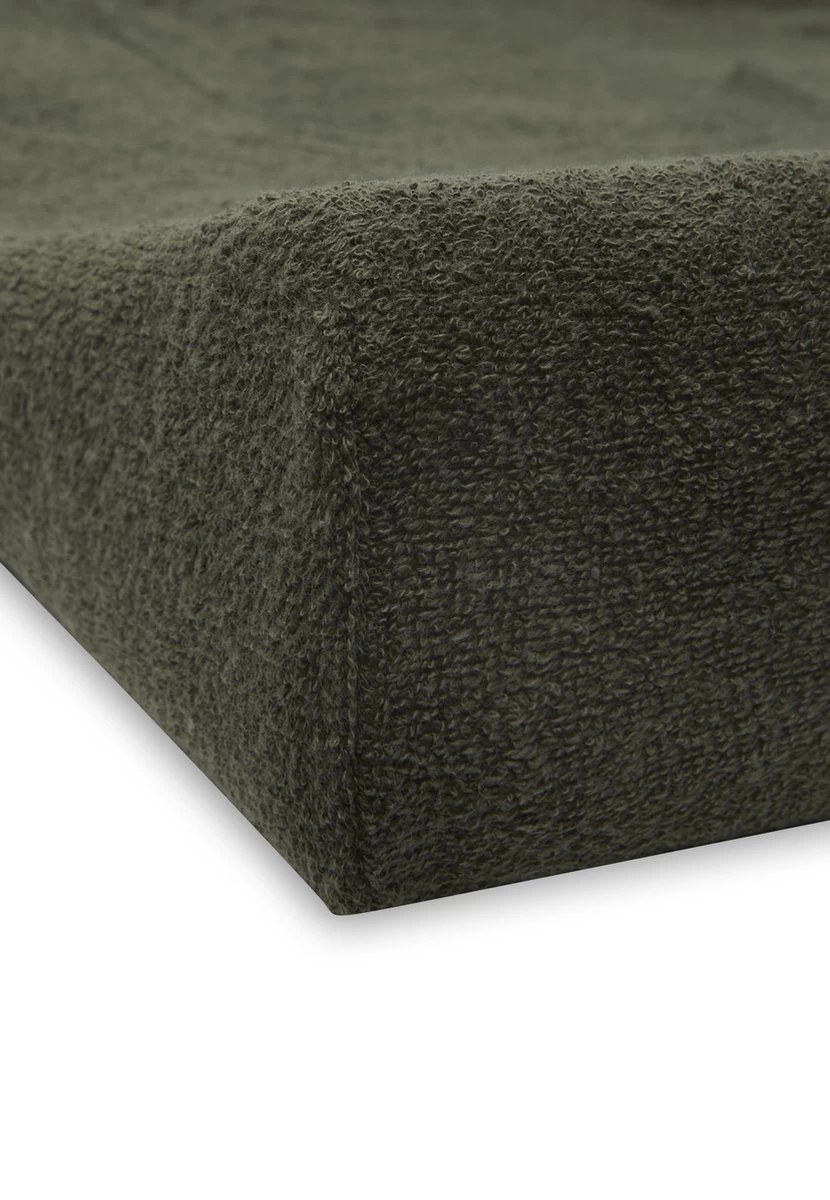 Jollein Aankleedkussenhoes Badstof 50x70cm - Leaf Green - 2 Stuks 3 Jollein Aankleedkussenhoes Badstof 50x70cm - Leaf Green - 2 Stuks - Afbeelding 3