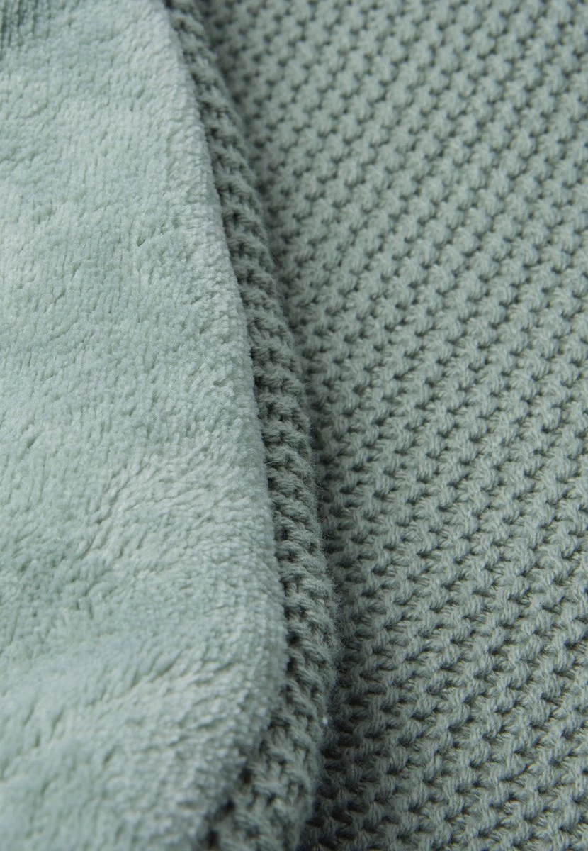 Jollein Boxkleed Rond ⌀ 95cm Basic Knit - Forest Green 7 Jollein Boxkleed Rond ⌀ 95cm Basic Knit - Forest Green - Afbeelding 7