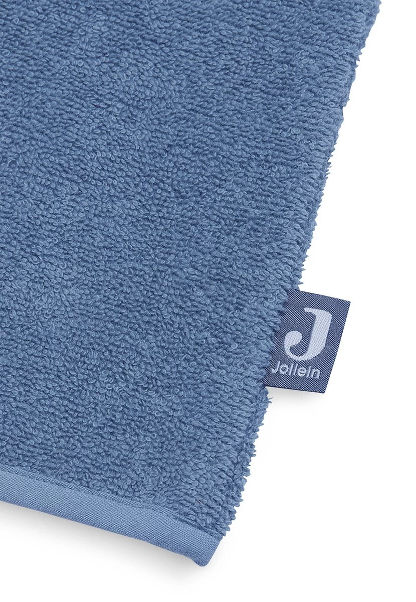 Jollein Baby Washand Badstof - Jeans Blue 2 Jollein Baby Washand Badstof - Jeans Blue - Afbeelding 2