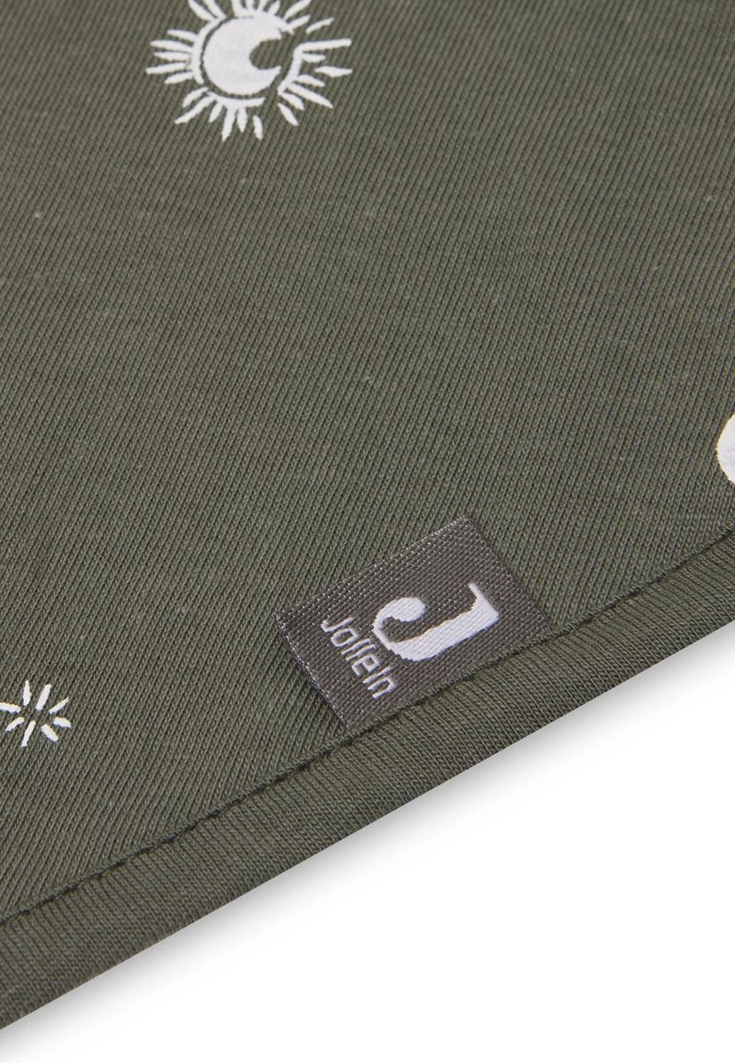 Jollein Slab Bandana Stargaze - Leaf Green - 2 Stuks 8 Jollein Slab Bandana Stargaze - Leaf Green - 2 Stuks - Afbeelding 8