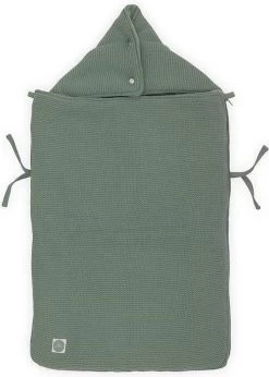 Jollein Voetenzak Voor Autostoel & Kinderwagen - Basic Knit - Forest Green -Jollein Babyparadijs 856x1200 4