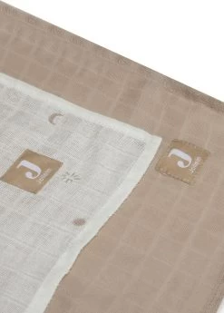 Jollein Hydrofiele Doek Large 115x115cm Stargaze - Biscuit - 2 Stuks -Jollein Babyparadijs 858x1200