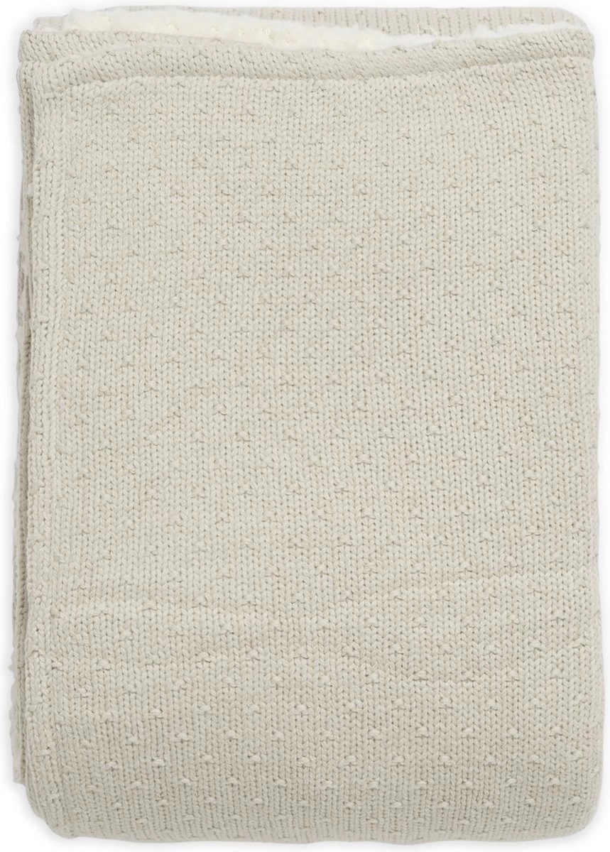 Jollein Baby Deken Wieg 75x100cm Teddy Bliss Knit - Nougat 15 Jollein Baby Deken Wieg 75x100cm Teddy Bliss Knit - Nougat - Afbeelding 15