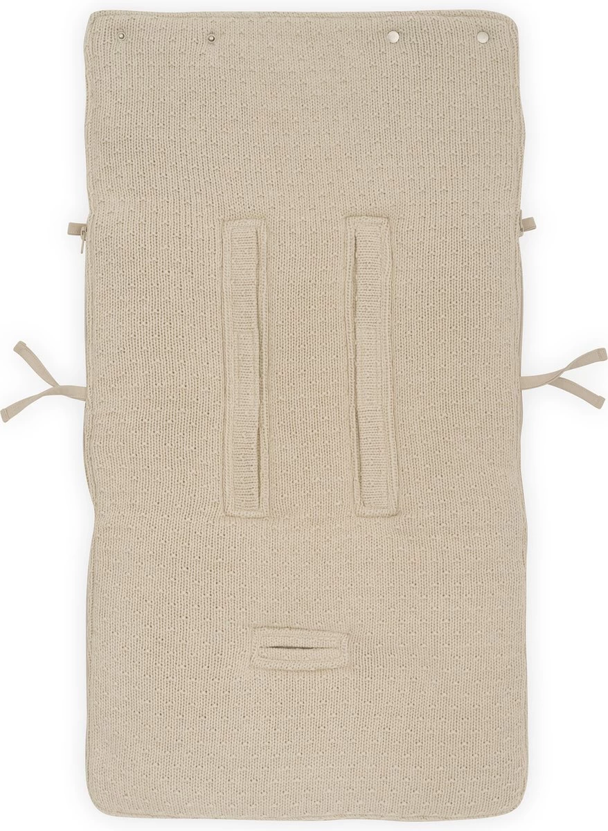 Jollein Voetenzak Voor Autostoel & Kinderwagen - Bliss Knit - Nougat 5 Jollein Voetenzak Voor Autostoel & Kinderwagen - Bliss Knit - Nougat - Afbeelding 5