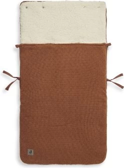 Jollein Voetenzak Voor Autostoel & Kinderwagen - Bliss Knit - Caramel -Jollein Babyparadijs 884x1200 2