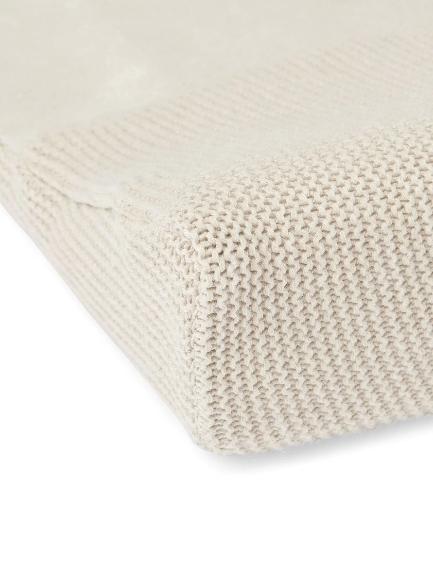 Jollein Aankleedkussenhoes Basic Knit 50x70cm - Nougat 4 Jollein Aankleedkussenhoes Basic Knit 50x70cm - Nougat - Afbeelding 4