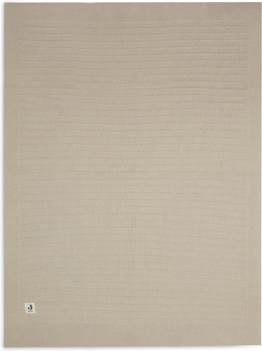 Jollein Baby Deken Wieg Pure Knit - Nougat - GOTS 3 Jollein Baby Deken Wieg Pure Knit - Nougat - GOTS - Afbeelding 3