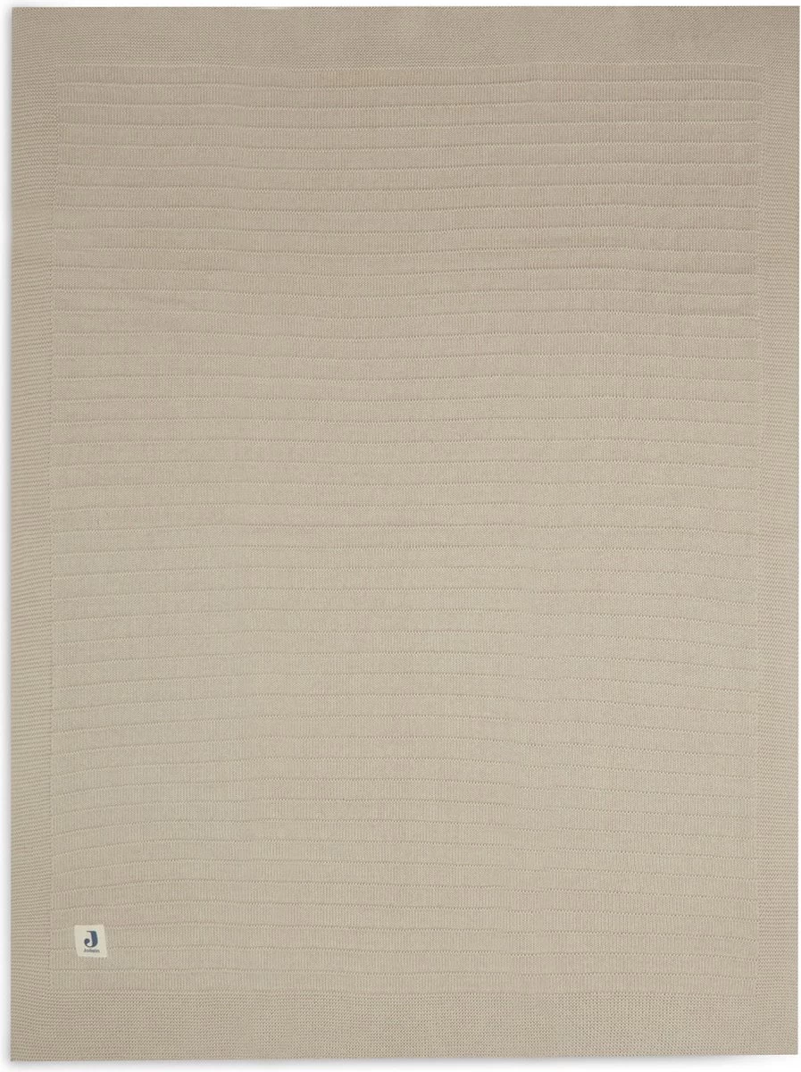 Jollein Baby Deken Wieg Pure Knit - Nougat - GOTS 6 Jollein Baby Deken Wieg Pure Knit - Nougat - GOTS - Afbeelding 6