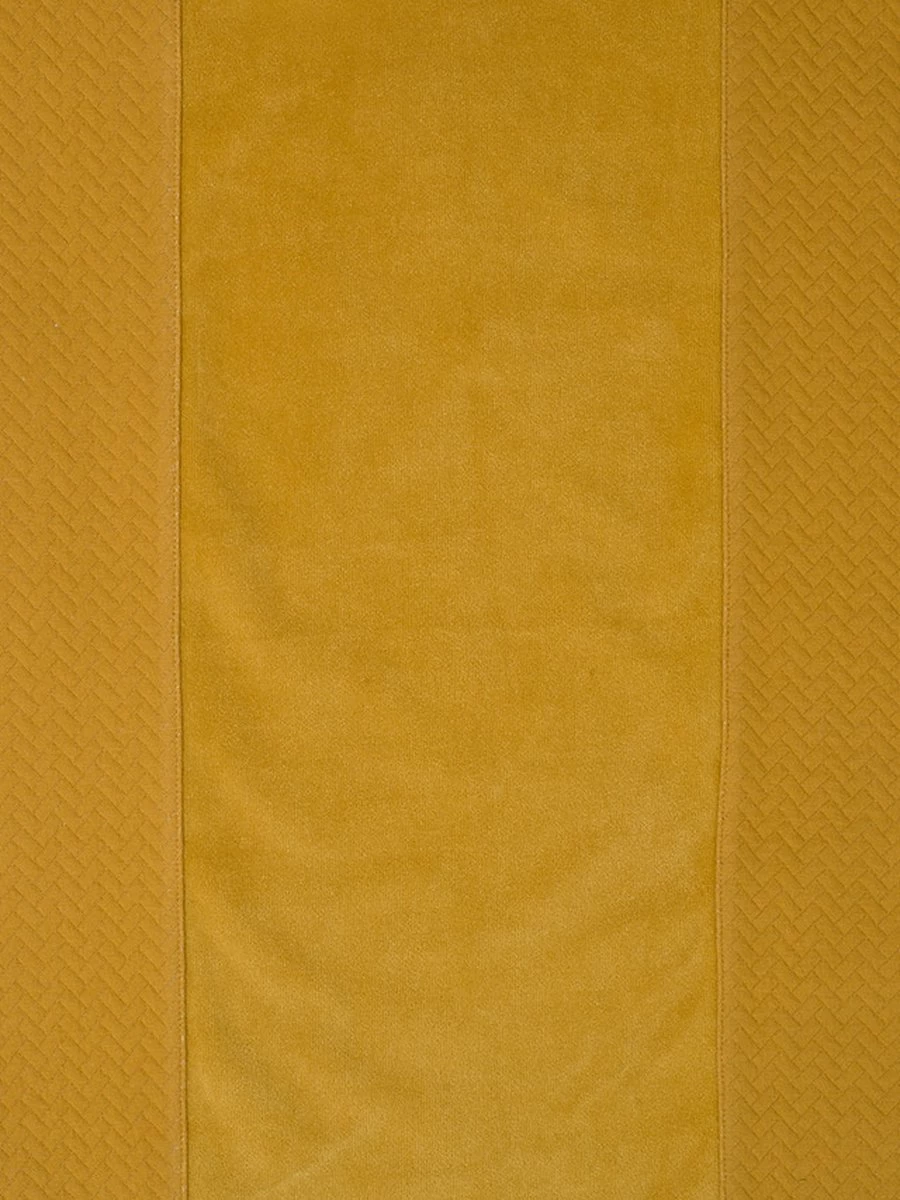 Jollein Aankleedkussenhoes Brick Velvet 50x70cm - Mustard 2 Jollein Aankleedkussenhoes Brick Velvet 50x70cm - Mustard - Afbeelding 2