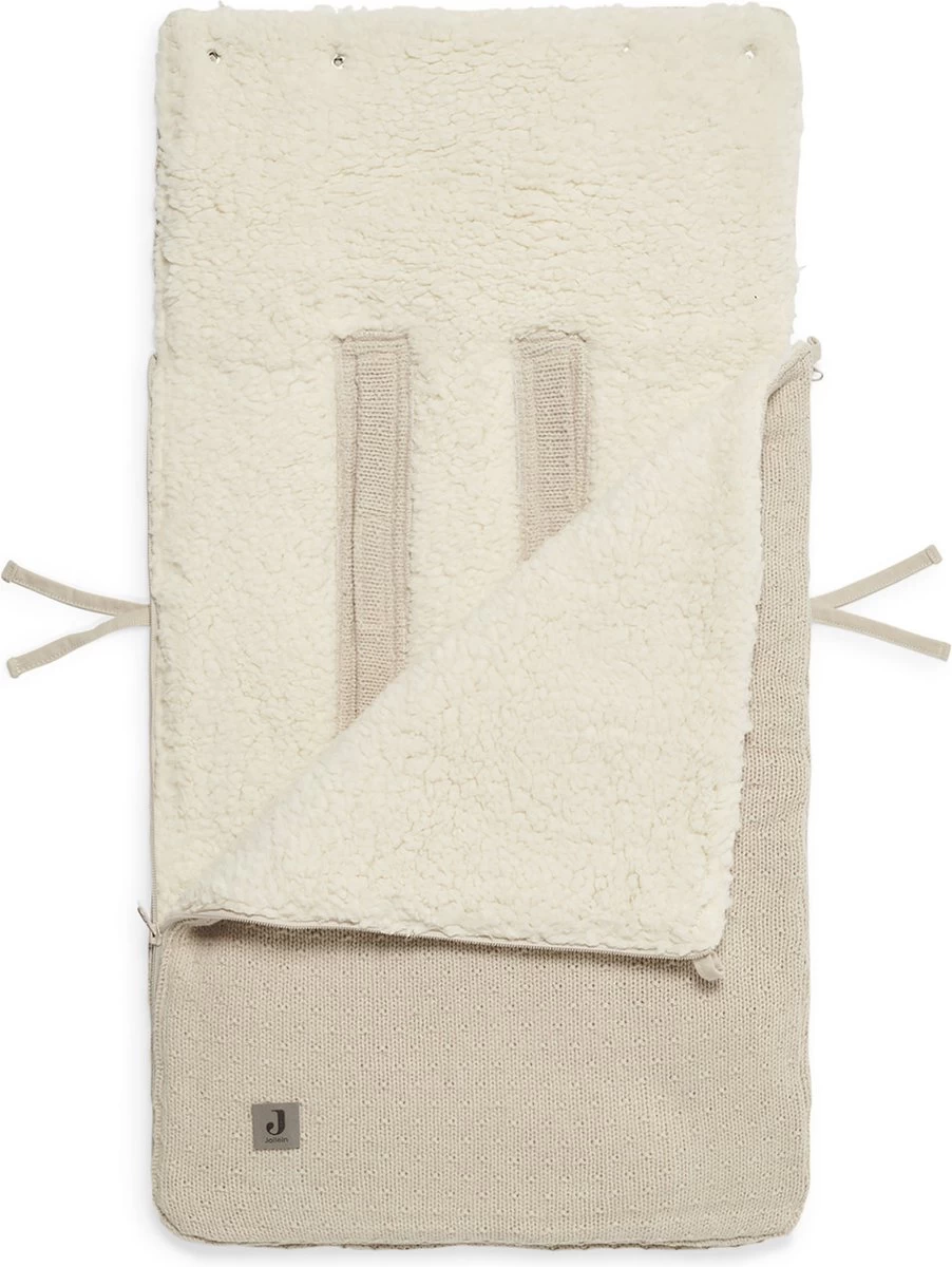 Jollein Voetenzak Voor Autostoel & Kinderwagen - Bliss Knit - Nougat 9 Jollein Voetenzak Voor Autostoel & Kinderwagen - Bliss Knit - Nougat - Afbeelding 9
