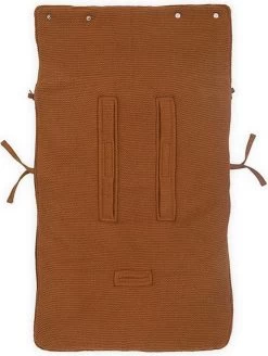 Jollein Voetenzak Voor Autostoel & Kinderwagen - Bliss Knit - Caramel -Jollein Babyparadijs 904x1200 1