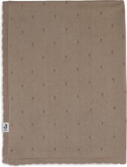 Jollein Baby Deken Ledikant 100x150cm Pointelle - Biscuit