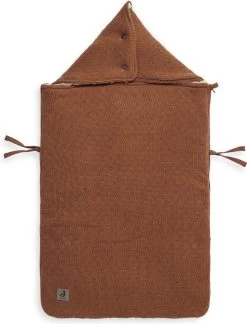 Jollein Voetenzak Voor Autostoel & Kinderwagen - Bliss Knit - Caramel -Jollein Babyparadijs 914x1200 5